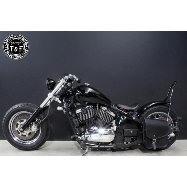 Garage T＆F ガレージ カスタムフェンダー用サドルバックSET バルカン
