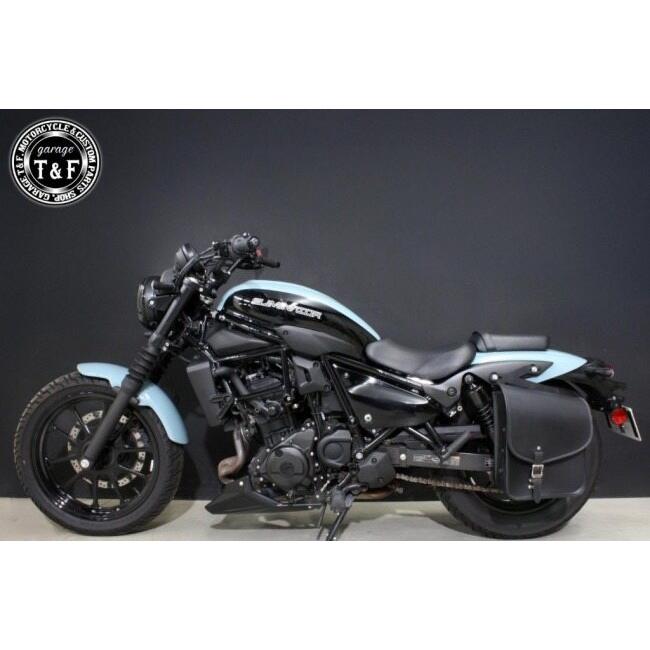 Garage T＆F ガレージ 純正リアフェンダー用サドルバックSET