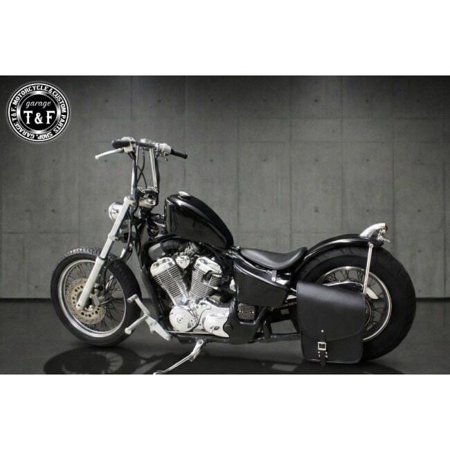 Garage T＆F ガレージ カスタムフェンダー用サドルバックSET Steed