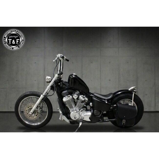 Garage T＆F ガレージ カスタムフェンダー用サドルバックSET Steed