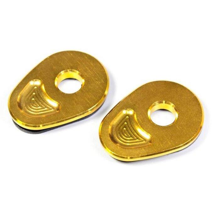 PIRANHA ピラニア CNC Custom Turn Signal Blanking Plate for MT-15/AEROX/EXCITER/XSR-155 COLOR：Gold AEROX EXCITER MT 15 XSR 155 YAMAHA ヤマハ 灯火類 | ブランド登録なし