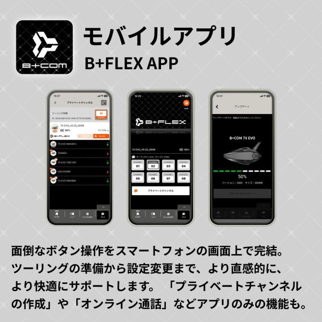 B＋COM ビーコム B+COM 7X EVO(ビーコム セブンエックス エボ) タイプ：シングルユニット インカム・インターコム 電子機器類 | B＋COM | 11