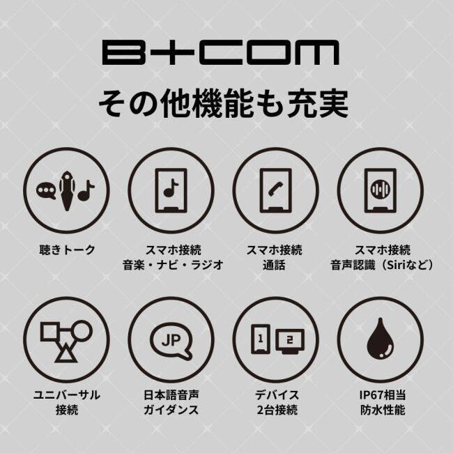 B＋COM（ビーコム） B+COM 7X EVO(ビーコム セブンエックス エボ