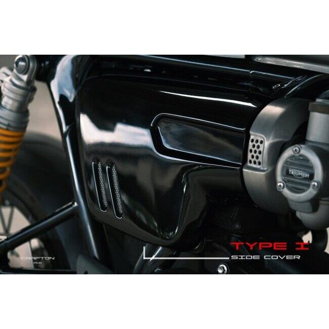 Crafton Atelier クラフトンアトリエ Thruxton R/RS “TYPE I” Side Cover Color：Matte Black THRUXTON RS R TRIUMPH トライアンフ カウル関連 外装 | ブランド登録なし | 04