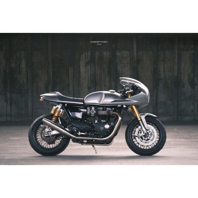 Crafton Atelier クラフトンアトリエ Thruxton R/RS “TYPE I” Side Cover Color：Matte Black THRUXTON RS R TRIUMPH トライアンフ カウル関連 外装 | ブランド登録なし | 05