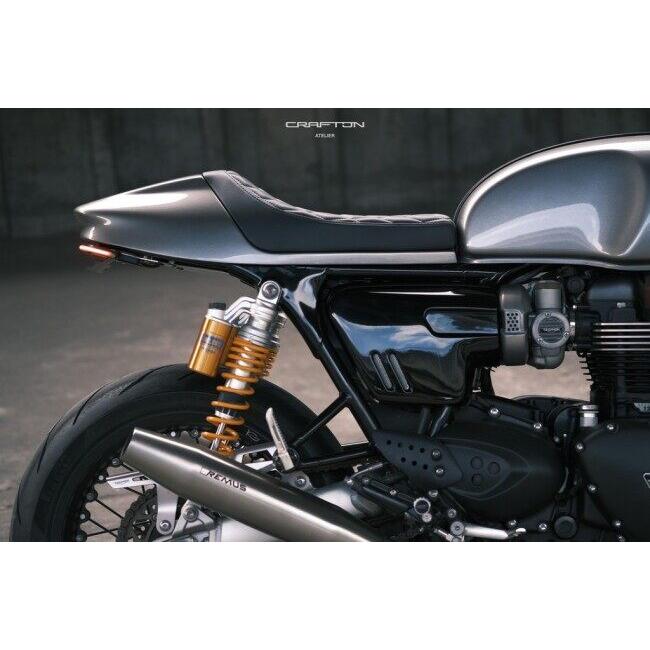 Crafton Atelier クラフトンアトリエ Thruxton R/RS “TYPE I” Side Cover Color：Matte Black THRUXTON RS R TRIUMPH トライアンフ カウル関連 外装 | ブランド登録なし | 06
