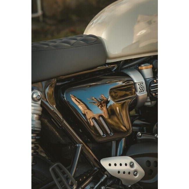 Crafton Atelier クラフトンアトリエ Thruxton R/RS “TYPE I” Side Cover Color：Matte Black THRUXTON RS R TRIUMPH トライアンフ カウル関連 外装 | ブランド登録なし | 07