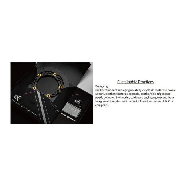 FAR エフエーアル SA-CLASSIC Series Front Brake Disc (330mm) Floating Buckle：Silver / Side：Right Outer disc：Black Coated Inner disc color：Black | ブランド登録なし | 15