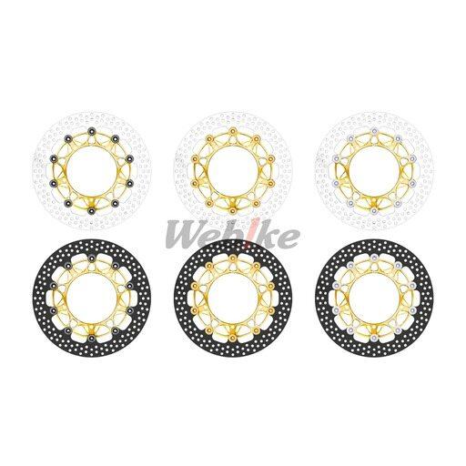 FAR エフエーアル SA-CLASSIC Series Front Brake Disc (330mm) Inner disc color：Silver / Floating Buckle：Silver Side：Right Outer disc：Black Coated | ブランド登録なし | 09