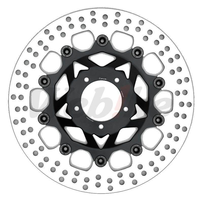 FAR エフエーアル SA-CLASSIC Series Front Brake Disc (320mm) Side：Right / Floating Buckle：Gold Outer disc：Black Coated Inner disc color：Black | ブランド登録なし