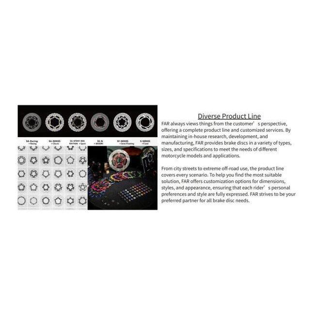 ブランド登録なし - FAR エフエーアル SA-CLASSIC Series Front Brake Disc (320粍) CBR1000RR Fire Blade HONDA ホンダ ブレーキディスクローター うち切り