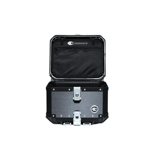COOCASE（クーケース） アルミ トップケース Q1(45L)ヘアライン