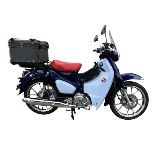 COOCASE クーケース アルミ トップケース Q5(55L)ヘアラインブラック トップケース・テールボックス 車体用バッグ・ケース