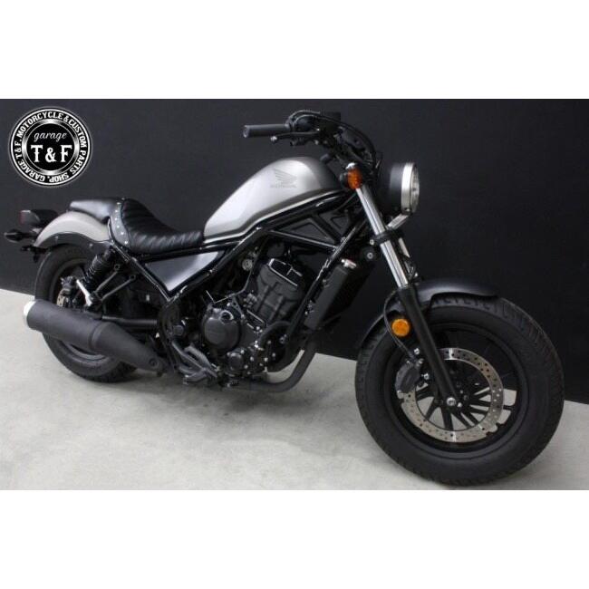 Garage T&F ガレージ スタッド付きガンファイターシート タイプ：タックロール レブル250 HONDA ホンダ シート シート関連 外装_3