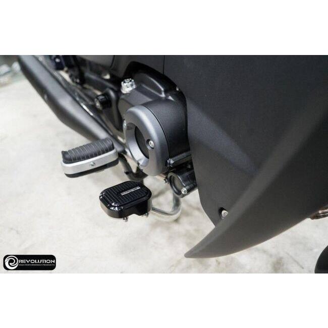 REVOLUTION レボリューション Brake pedal cover CNC C-125 Super Cub COLOR：blue ブレーキペダル ステップ 足回りの画像