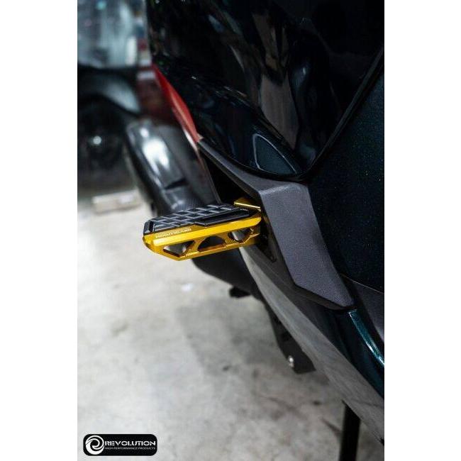 REVOLUTION レボリューション Rear Foot Pegs CNC (Aluminium+POM) GIORNO+ COLOR：Purple タンデムステップ・タンデムブラケット ステップ 足回り_1