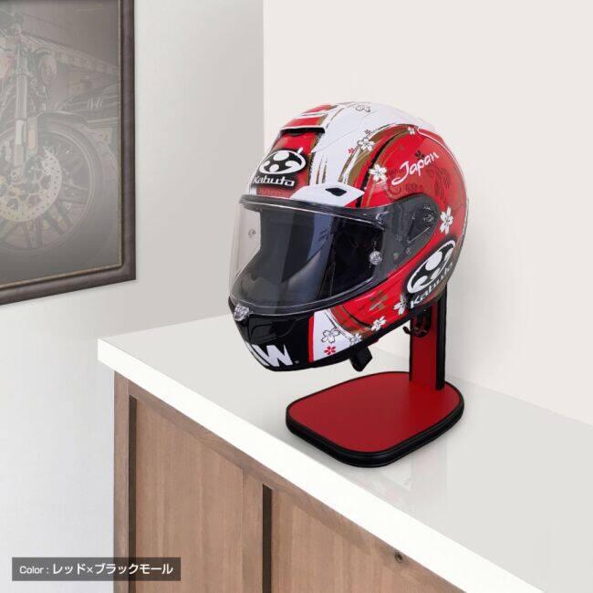 DELTA DIRECT デルタダイレクト ザウバー ヘルメットスタンドFAN＆LED カラー：レッド／メッキモール その他ヘルメット関連用品 ヘルメット | デルタダイレクト | 13