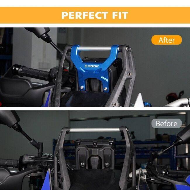 Nicecnc ナイスシーエヌシー Anti-Vibration Bracket Dash Stabilizer For Yamaha Tenere 700 /XTZ700 2019-2023 COLOR：Blue TENERE XTZ YAMAHA ヤマハ 電装系 | ブランド登録なし | 06