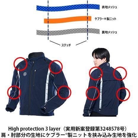 Y’S GEAR(YAMAHA) ワイズギア RY1003 2WAYジャケット YAMAHA サイズ：L(90792AF12L00) オールシーズンジャケット ジャケット アパレル | ワイズギア | 05