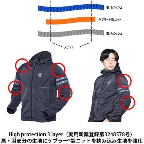 Y’S GEAR(YAMAHA) ワイズギア RY1004 メッシュジャケット YAMAHA サイズ：M(90792AF17M00) ジャケット アパレル | ワイズギア | 04