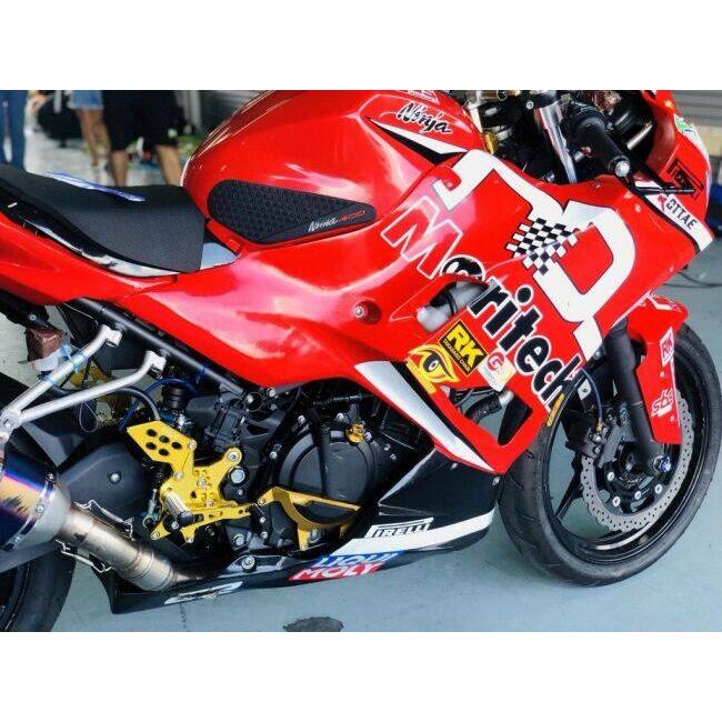 Moritech モリテック Crankcase Cover protection set CNC NINJA400 COLOR：Red NINJA 400 KAWASAKI カワサキ エンジンカバーセット エンジンパーツ エンジン_4