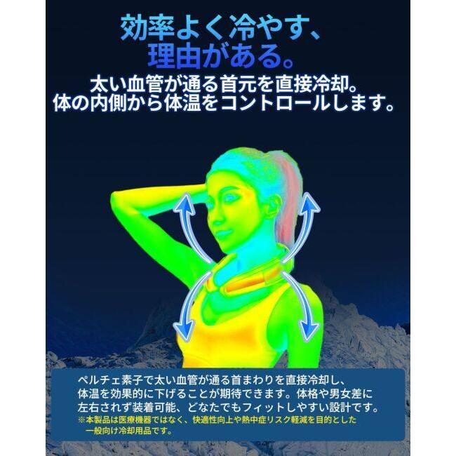 LINKS OF JAPAN リンクスオブジャパン 氷脈ファン ネッククーラー 冷却
