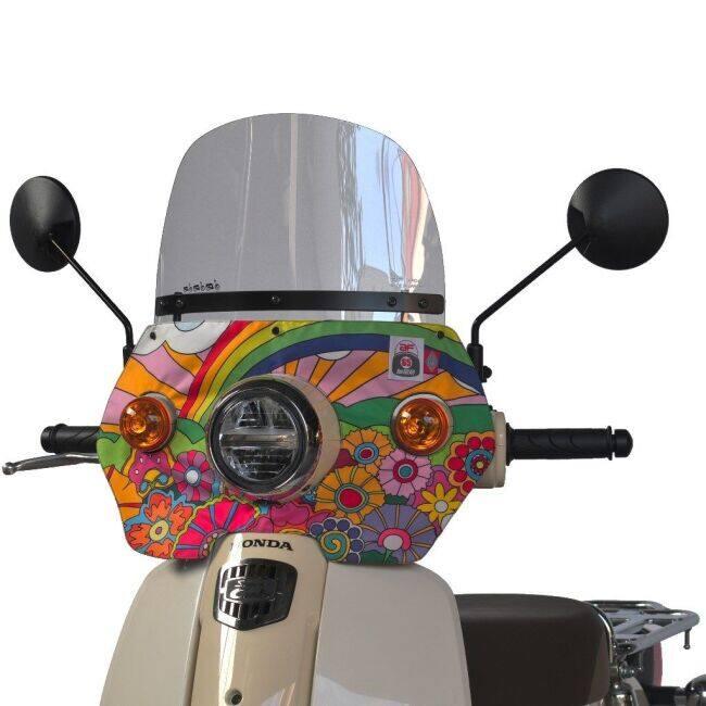 旭風防 アサヒ風防 風防 カラー：フラワー スーパーカブ110 スーパーカブ50 HONDA ホンダ スクリーン 外装 | 旭風防 | 01