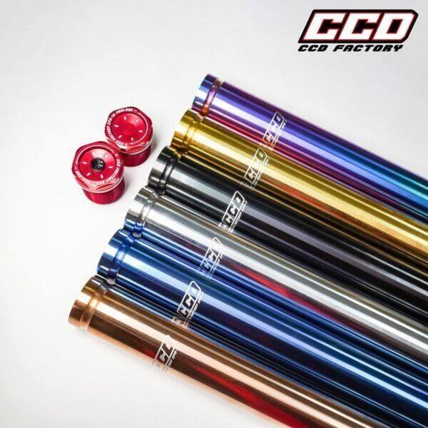 CCD Factory シーシーディーファクトリー CFS-1 Inner Tube Kit Color：Rainbow / Add-on：Preload Adjustable Top Cap Spring：25% Racing Version 足回り_1