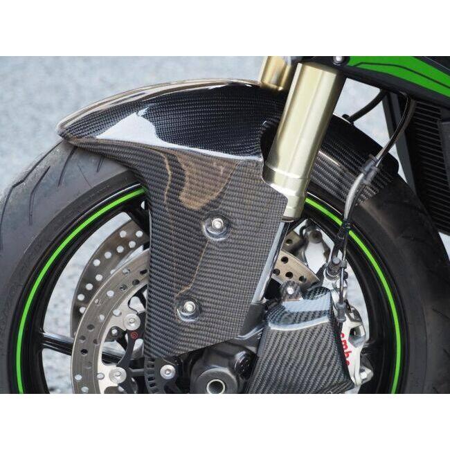 Magical Racing マジカルレーシング フロントフェンダー MagiVeilセラミックコーティング：なし / タイプ：FRP製・黒 ZH2 KAWASAKI カワサキ フェンダー関連の画像