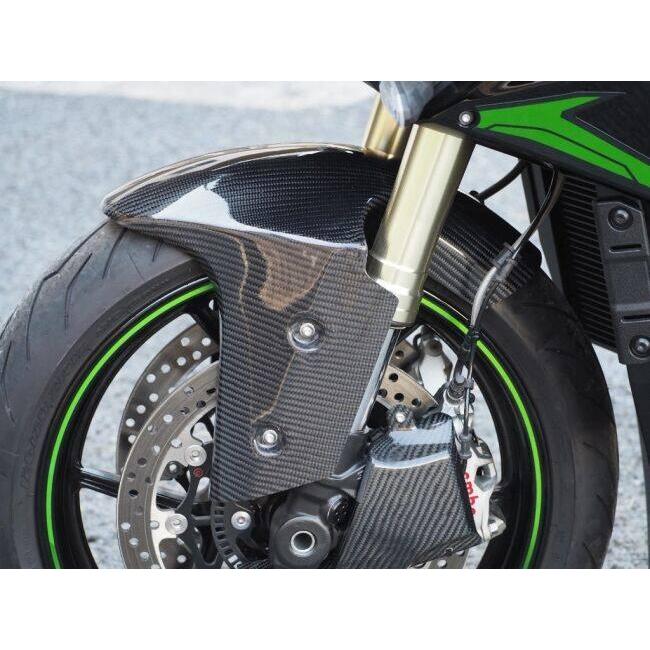 Magical Racing マジカルレーシング フロントフェンダー MagiVeilセラミックコーティング：なし / タイプ：FRP製・黒 ZH2 KAWASAKI カワサキ フェンダー関連の画像