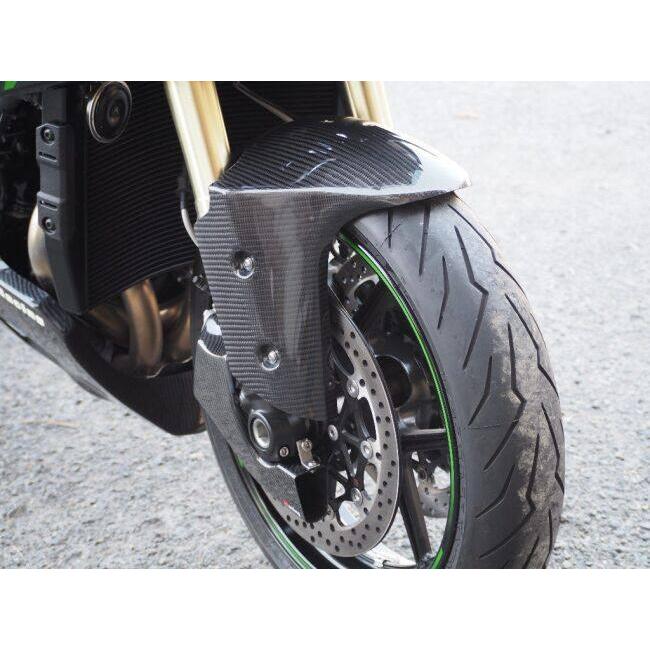Magical Racing マジカルレーシング フロントフェンダー MagiVeilセラミックコーティング：なし / タイプ：FRP製・黒 ZH2 KAWASAKI カワサキ フェンダー関連の画像