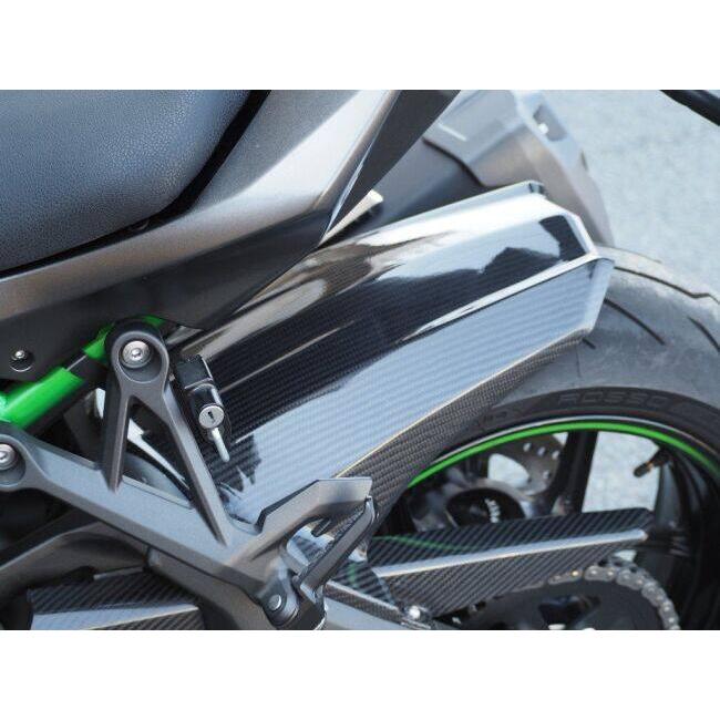 Magical Racing マジカルレーシング チェーンガード MagiVeilセラミックコーティング：なし / タイプ：平織カーボン製 ZH2 KAWASAKI カワサキ フレームの画像