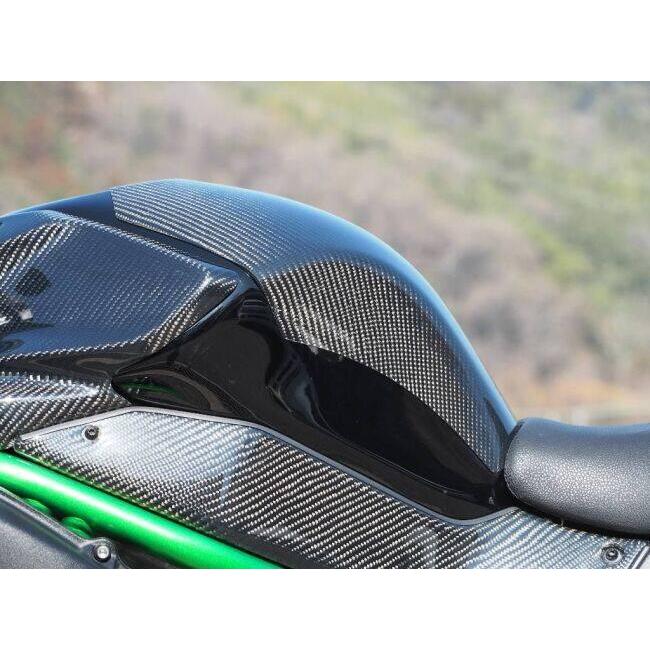 Magical Racing マジカルレーシング タンクサイドカバー MagiVeilセラミックコーティング：なし / タイプ：平織カーボン製 ZH2 KAWASAKI カワサキ カウル関連の画像