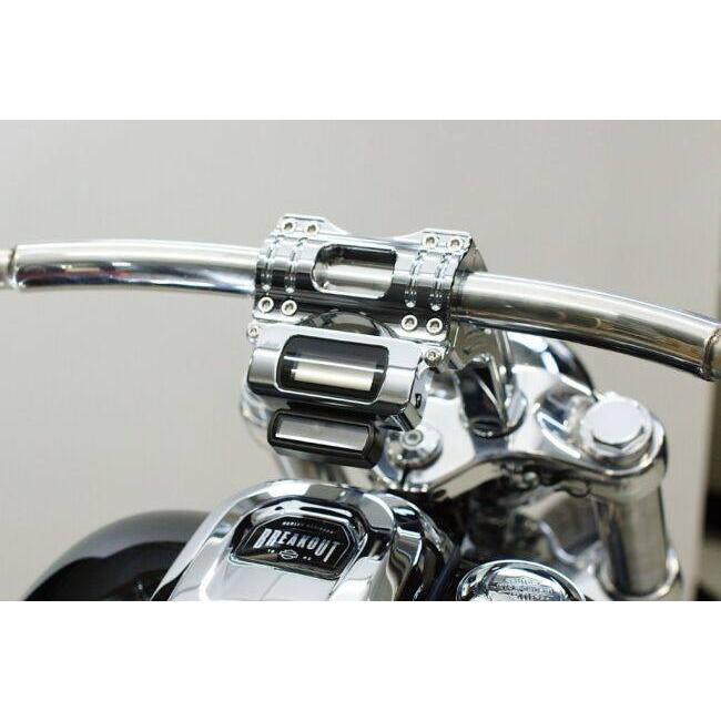 Custom Factory Noy’s カスタムファクトリーノイズ 6.5incプルバックライザー(デジタルメーター)クロームメッキ FXBR Softail Breakout 117 ハンドル | ブランド登録なし | 01