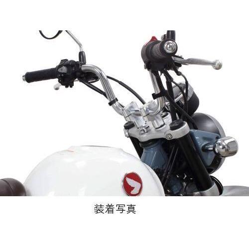 SP武川 SPタケガワ アジャストハンドルクランプ(シルバー)／モンキー125(JB02／03／05)GROM(JC61／75／92) ハンドルポスト・ハンドルライザー ハンドル | スペシャルパーツ武川 | 01