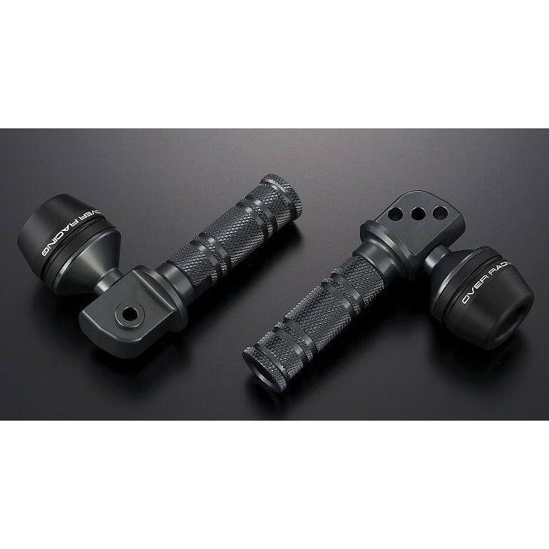 OVER オーヴァー タンデムステップ スライダー カラー：ガンメタルアルマイト仕上げ Ninja ZX-25R SE ZX-4R ZX-4RR Ninja250 Ninja400 Z800 Z900RS Cafe Z900 | OVER RACING