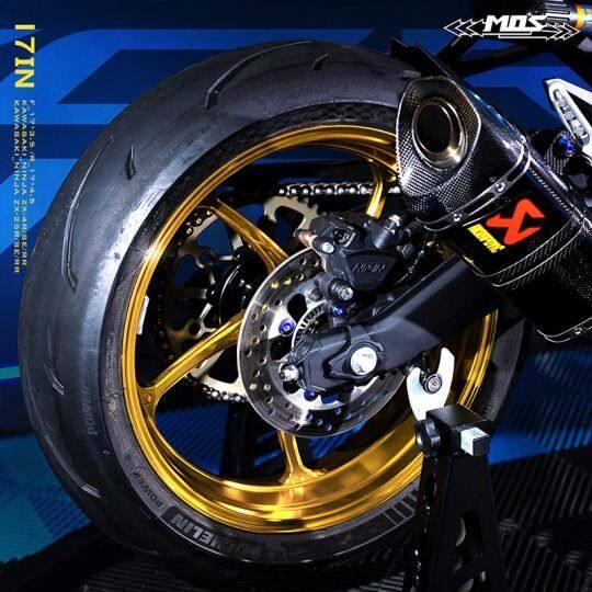 MOS モス ZF05 17-inch Forged Wheel (Front＆Rear Set) Color：Silver ZX-4R SE ZX-4RR KAWASAKI カワサキ ホイール ホイール関連 足回り | モス | 02