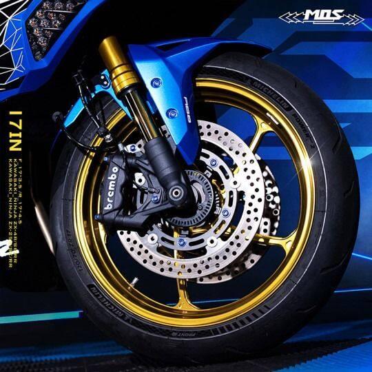 MOS モス ZF05 17-inch Forged Wheel (Front＆Rear Set) Color：Silver ZX-4R SE ZX-4RR KAWASAKI カワサキ ホイール ホイール関連 足回り | モス | 03