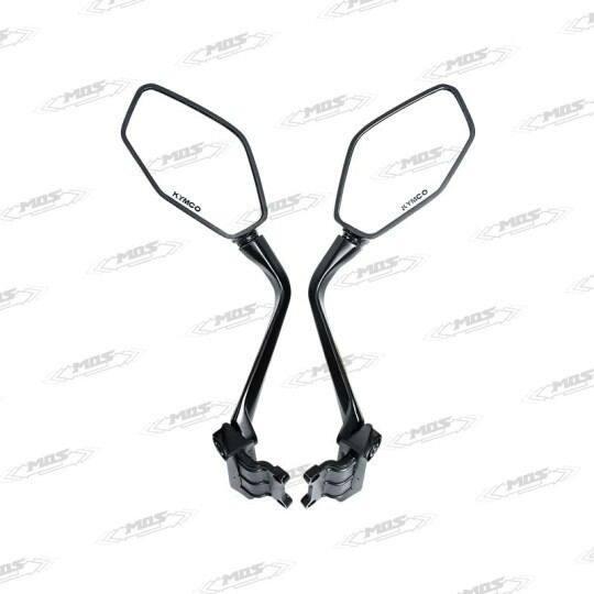 MOS モス Forged Blue Foil Carbon Fiber Left ＆ Right Rearview Mirrors AK 550 KYMCO キムコ ミラー ハンドル | モス | 03