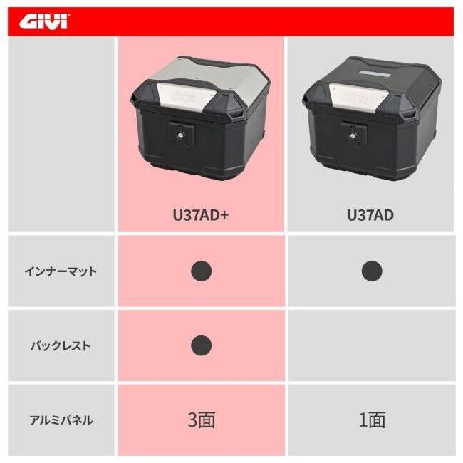 GIVI（ジビ） U37AD+ ULTIMO トップケース・テールボックス 車体用