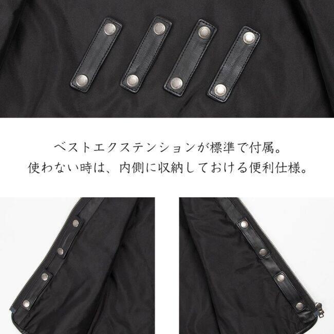 DEGNER（デグナー） レザーベスト サイズ：L ベスト アパレル