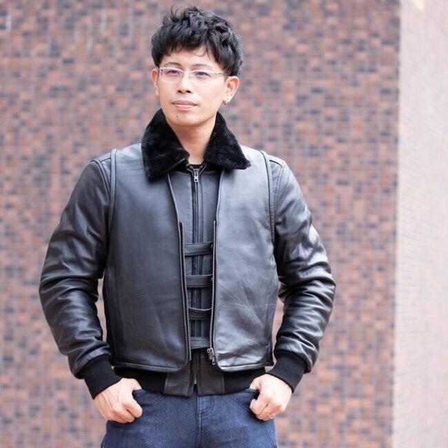 DEGNER（デグナー） レザーベスト サイズ：L ベスト アパレル