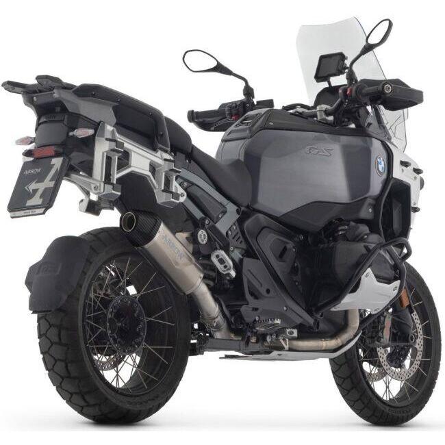 ARROW アロー Indy Race EVO silencer with carby end cap Silencer material：titanium R 1300 GS Adventure RS BMW スリップオンマフラー マフラーの画像