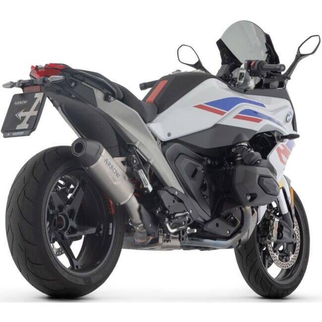 ARROW アロー Indy Race EVO silencer with carby end cap Silencer material：titanium R 1300 GS Adventure RS BMW スリップオンマフラー マフラーの画像