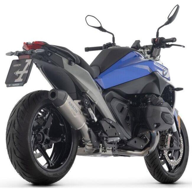 ARROW アロー Indy Race EVO silencer with carby end cap Silencer material：titanium R 1300 GS Adventure RS BMW スリップオンマフラー マフラーの画像