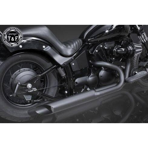 t&f スラッシュカットマフラー Garage T＆F ガレージ 2in1スラッシュカットマフラー ドラッグスター