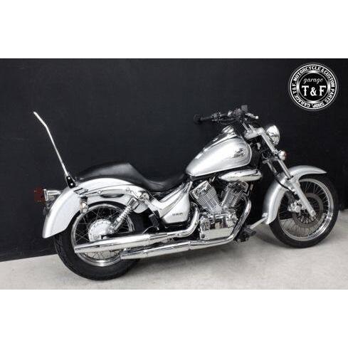 Garage T\u0026F ガレージ 純正フェンダー専用シーシーバー カラー：メッキ仕上げ / サイズ：ショート(長さ：約500mm) イントルーダーLC250 SUZUKI スズキ 外装の画像