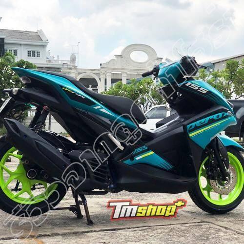 HOLA RACING ホーラレーシング 14″ Alloy Wheels for Aerox 155 前後セット Color：Gold AEROX YAMAHA ヤマハ ホイール ホイール関連 足回りの画像