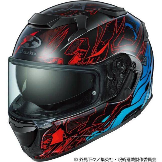 OGK KABUTO オージーケーカブト KAMUI-5 呪術廻戦 [カムイ・5 ジュジュツカイセン 虎杖悠仁] ヘルメット サイズ：L(59-60cm) フルフェイスヘルメット | OGK Kabuto | 01