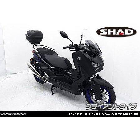 WirusWin ウイルズウィン SHAD製 リアボックス付きタンデムバー タイプ：ブライアントタイプ XMAX YAMAHA ヤマハ グラブバー・タンデムバー・シーシーバー 外装の画像